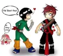 Gaara and Rock Lee