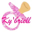 Ky'briell-pink pacifier