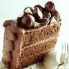 slice of chocolate cake