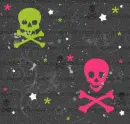 Pink & Green Skulls