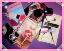 Girly items and books