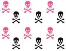 checkered skulls