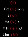 i love u (in secret letters)