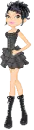 black hair