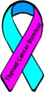 Thyroid Cancer Survivor Ribbon