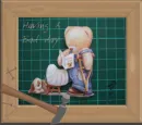  teddy bear with a broken leg