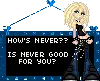 never
