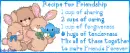 recipe for friendship