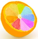 colorfull orange