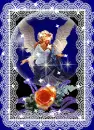 angel in a globe