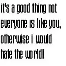 a good thing