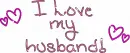 I love my husband