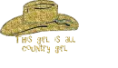 gold country girl hat