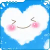 smiley heart cloud
