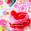 sweet strawberry cake