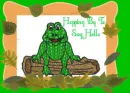 frog sitting on alog