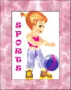 girl with a ball