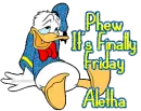 donald duck friday aletha