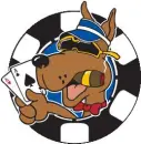 dog playing poker