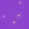 Shiny Purple Stars