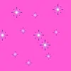 Pink Glitter Stars