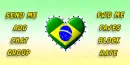 Brazilian Flag Heart