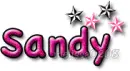 Pink/Black Stars - Sandy