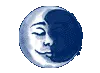 smiling moon
