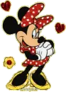 minnie mouse with hearts