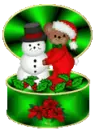 Xmas Snowman & Bear