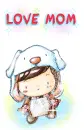 kawaii love mom