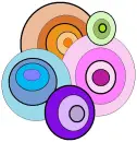 retro circles!!
