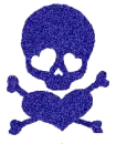 royal blue skull