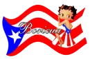 Betty Boop-Puerto Rico flag
