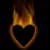 fiery heart icon