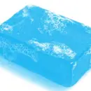 blue soap