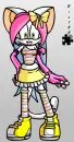 a furry rainbow Girl