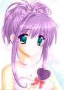 purple anime