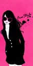 PINK AND BLACK