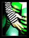 green and black