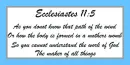 Ecclesiastes 11:5