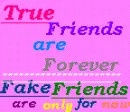 True and Fake FRIENDS