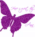 purple butterfly have a great day ann