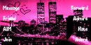 Pink city contact table