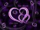 2 hearts , 1 love
