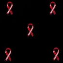 red ribbons