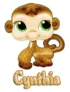 littlest petshop monkey cynthia