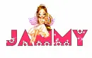 Angel with flowers: Jammy