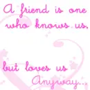 a friend