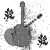 Black & White Guitar